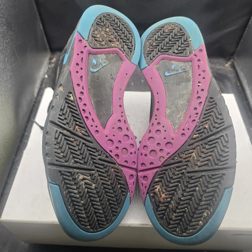 Nike Men's Black and Teal‎ Sneakers
